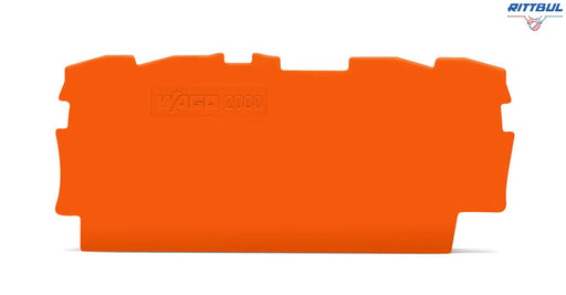 WAGO 2000-1492 Крайна капачка за серия 2000-14хх, оранжева - Rittbul