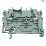 WAGO 2001-1201 Редова клема TOPJOB`S 1.5мм2, 2Р, сива - Rittbul