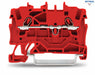 WAGO 2001-1203 Редова клема TOPJOB`S 1.5мм2, 2Р, червена - Rittbul