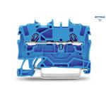 WAGO 2001-1204 Редова клема TOPJOB`S 1.5мм2, 2Р,, синя - Rittbul