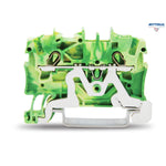 WAGO 2001-1207 Редова клема TOPJOB`S 1.5мм2, 2Р, жълто-зелена - Rittbul