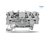 WAGO 2001-1301 Редова клема TOPJOB`S 1.5мм2, 3Р, сива - Rittbul