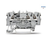 WAGO 2001-1301 Редова клема TOPJOB`S 1.5мм2, 3Р, сива - Rittbul