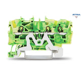 WAGO 2001-1307 Редова клема TOPJOB`S 1.5мм2, 3Р, жълто-зелена - Rittbul