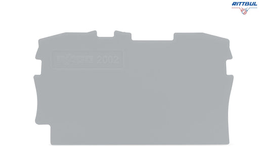 WAGO 2002-1291 Крайна капачка за серия 2002-12хх, сива - Rittbul