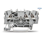 WAGO 2002-1301 Редова клема TOPJOB`S 2.5мм2, 3Р, сива - Rittbul