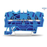 WAGO 2002-1304 Редова клема TOPJOB`S 2.5мм2, 3Р, синя - Rittbul