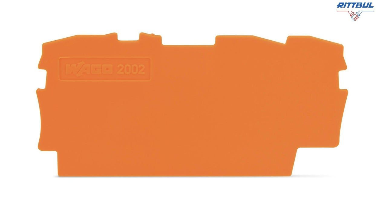 WAGO 2002-1392 Крайна капачка за серия 2002-13хх, оранжева - Rittbul