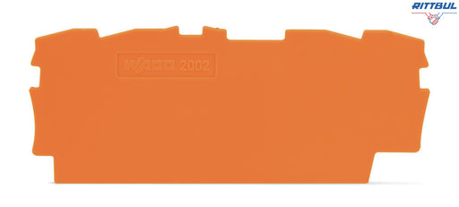WAGO 2002-1492 Крайна капачка за серия 2002-14хх, оранжева - Rittbul