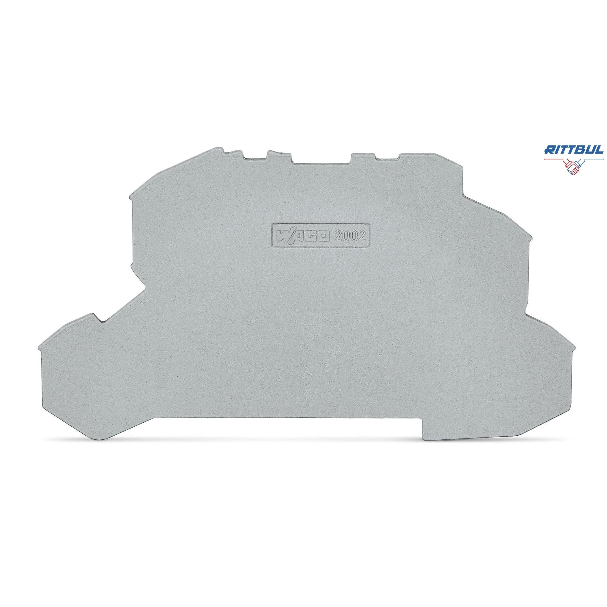 WAGO 2002-2691 Крайна капачка за серия 2002-26хх, сива - Rittbul