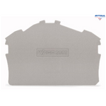 WAGO 2002-6391 Крайна капачка за серия 2002-63хх, сива - Rittbul