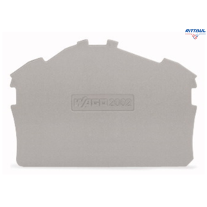WAGO 2002-6391 Крайна капачка за серия 2002-63хх, сива - Rittbul