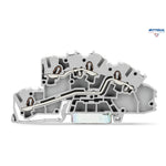 WAGO 2003-7642 Мултифункционална клема 2,5мм2 (4мм2) L/L,сива - Rittbul