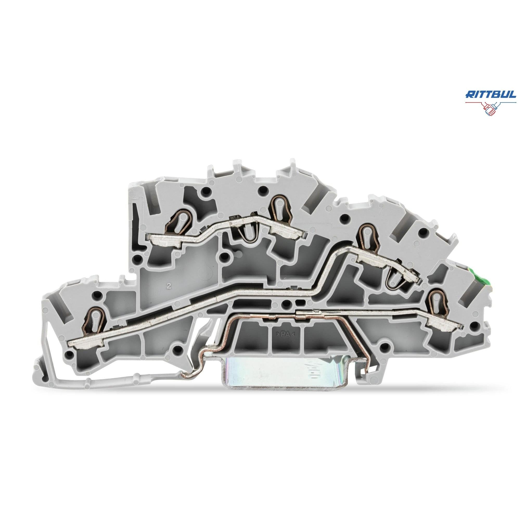 WAGO 2003-7645 Мултифункционална клема 2,5мм2 (4мм2) L/L/PE - Rittbul