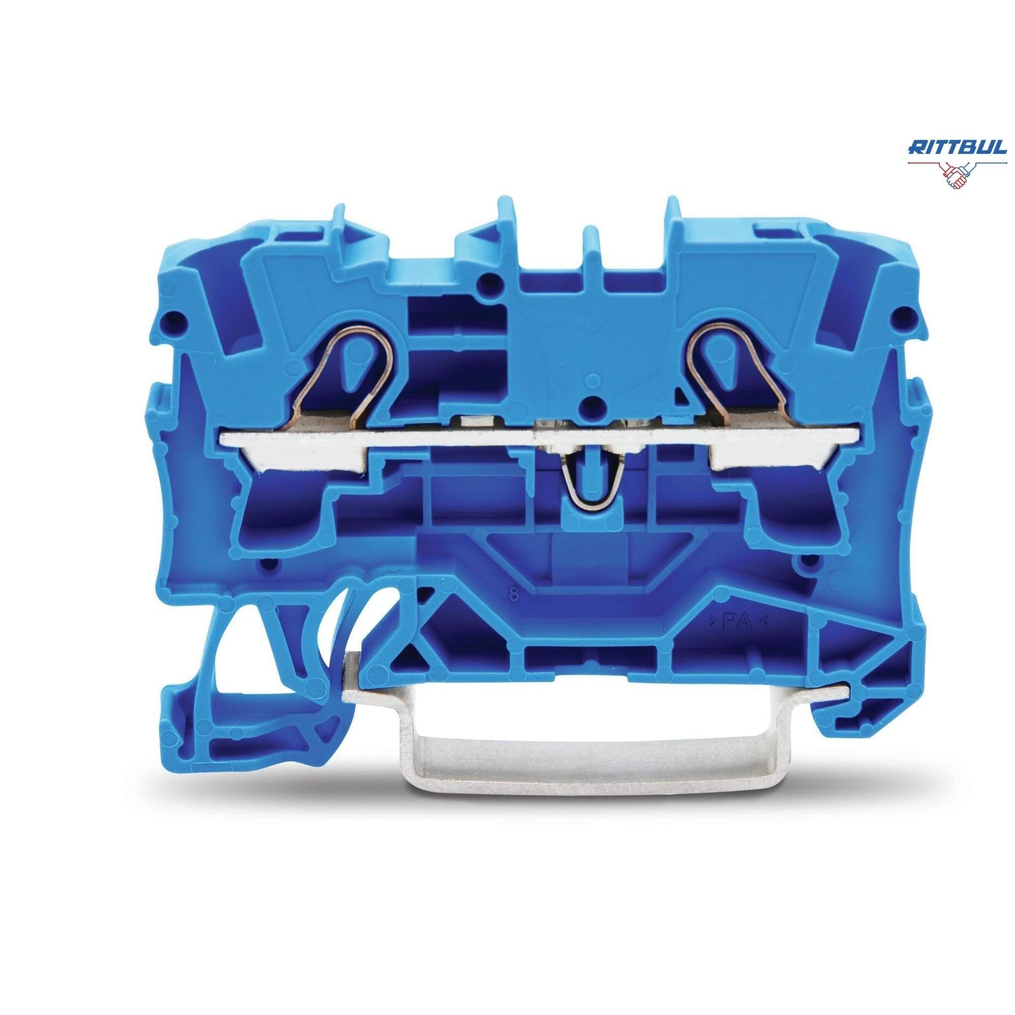 WAGO 2004-1204 Редова клема TOPJOB`S 4мм2, 2Р, синя - Rittbul