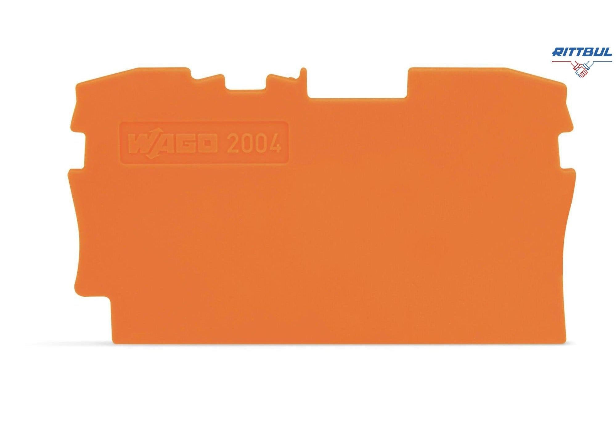WAGO 2004-1292 Крайна капачка за серия 2004-12хх, оранжева - Rittbul