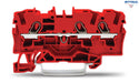 WAGO 2004-1303 Редова клема TOPJOB`S 4мм2, 3Р, червена - Rittbul