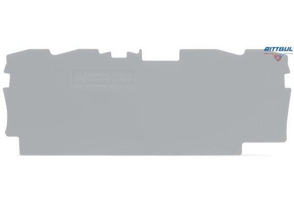 WAGO 2004-1491 Крайна капачка за серия 2004-14хх, сива - Rittbul