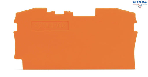 WAGO 2006-1292 Крайна капачка за серия 2006-12хх, оранжева - Rittbul