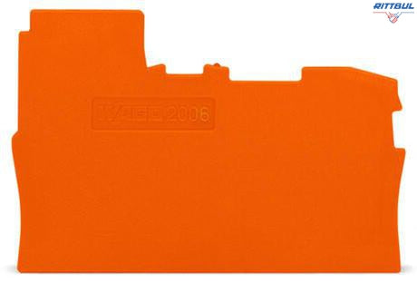 WAGO 2006-7192 Крайна капачка за серия 2006-71хх, оранжева - Rittbul