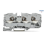 WAGO 2010-1301 Редова клема TOPJOB`S 10мм2, 3Р, сива - Rittbul