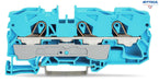 WAGO 2010-1304 Редова клема TOPJOB`S 10мм2, 3Р, синя - Rittbul