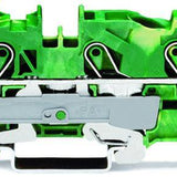 WAGO 2010-1307 Редова клема TOPJOB`S 10мм2, 3Р, жълто-зелена - Rittbul