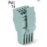WAGO 2020-109/124-000 1-проводен женски щепсел; 1,5 mm2; Разстояние между пиновете 3,5 mm; 9-полюсен; 1,50 mm2; сив - Rittbul