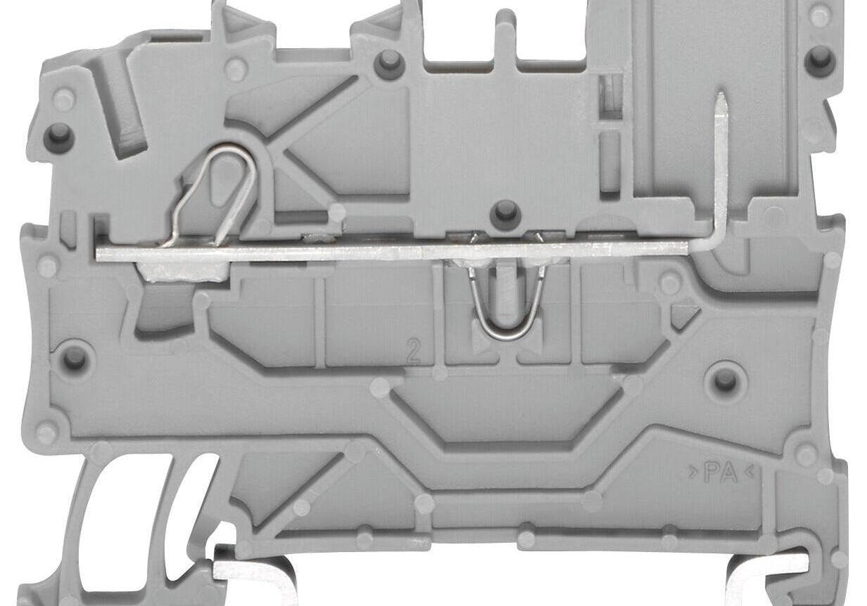 WAGO 2020-1201 X-COM S-Mini 1-проводна/ 1-пинова базова клема; 1,00 mm2;сив - Rittbul