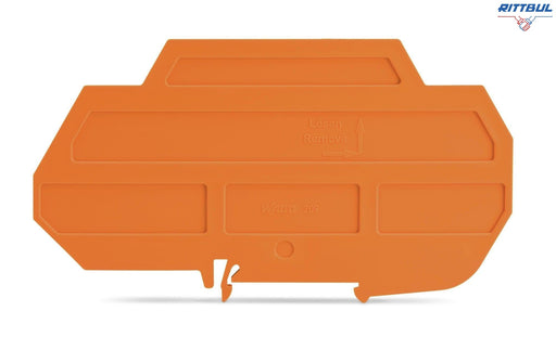 WAGO 209-192 Сепаратор за Ex e/Ex i приложения; 3 mm дебелина; 125,5 mm ширина; оранжев - Rittbul