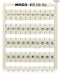 WAGO 209-666 Маркировъчна карта WSB; като карта; МАРКИРАНО; 1 ... 50 (2x); неразтегателни; Вертикално маркиране; тип закрепване чрез закопчав - Rittbul