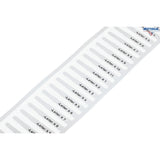 WAGO 211-821 Етикет за маркировъчен пръстен, 23 x 4 mm, бял, 2 500 бр./ ролка - Rittbul