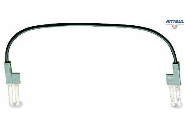 WAGO 249-125 Push-in type wire jumper; insulated; wire length 60 mm; Conductor cross section 0.75 mm2 - Rittbul