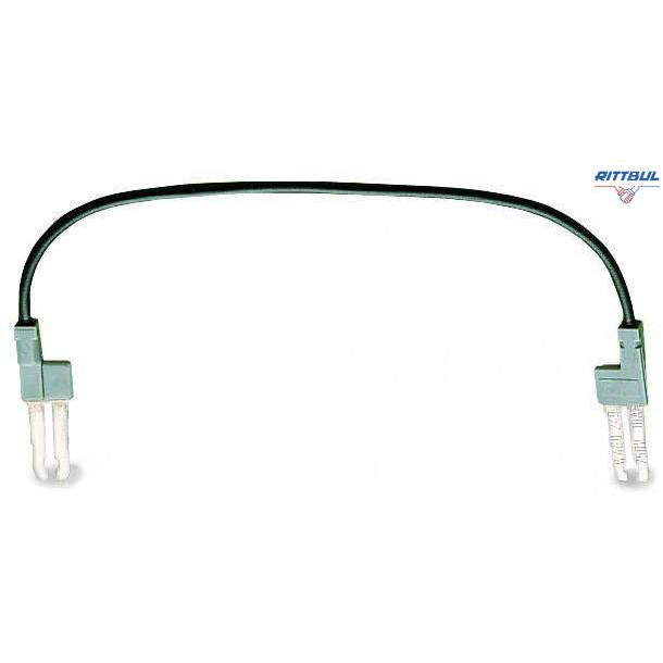 WAGO 249-125 Push-in type wire jumper; insulated; wire length 60 mm; Conductor cross section 0.75 mm2 - Rittbul