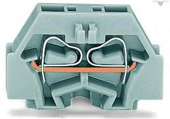 WAGO 260-301 2-проводна клема; без бутони; с фиксиращ фланец; 1,50 mm²; сив - Rittbul