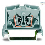 WAGO 264-731 4-conductor miniature through terminal block; 2.5 mm?; with test option; center marking; for DIN-rail 35 x 15 and 35 x 7.5 - Rittbul