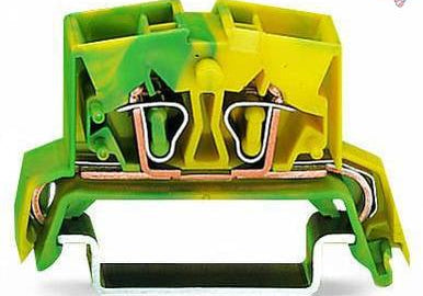 WAGO 264-737 4-conductor Mini rail-mount terminal block; 2.5 mm?; center marking; for DIN-rail 35 x 15 and 35 x 7.5 - Rittbul