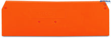 WAGO 280-315 Крайна и междинна пластина; 2,5 mm дебелина; оранжев - Rittbul