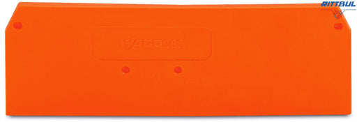 WAGO 280-315 Крайна и междинна пластина; 2,5 mm дебелина; оранжев - Rittbul