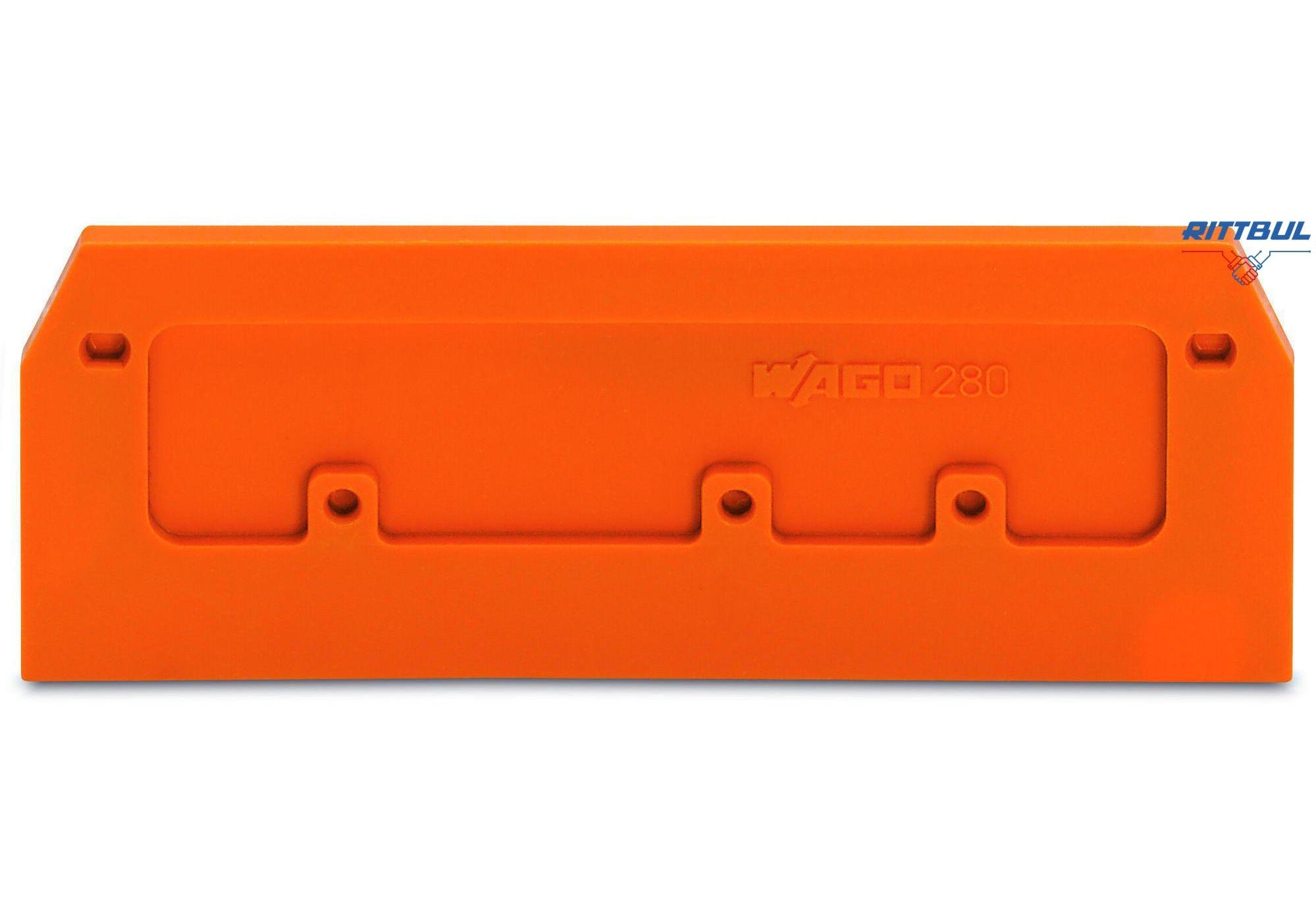 WAGO 280-371 End and intermediate plate; 2.5 mm thick - Rittbul
