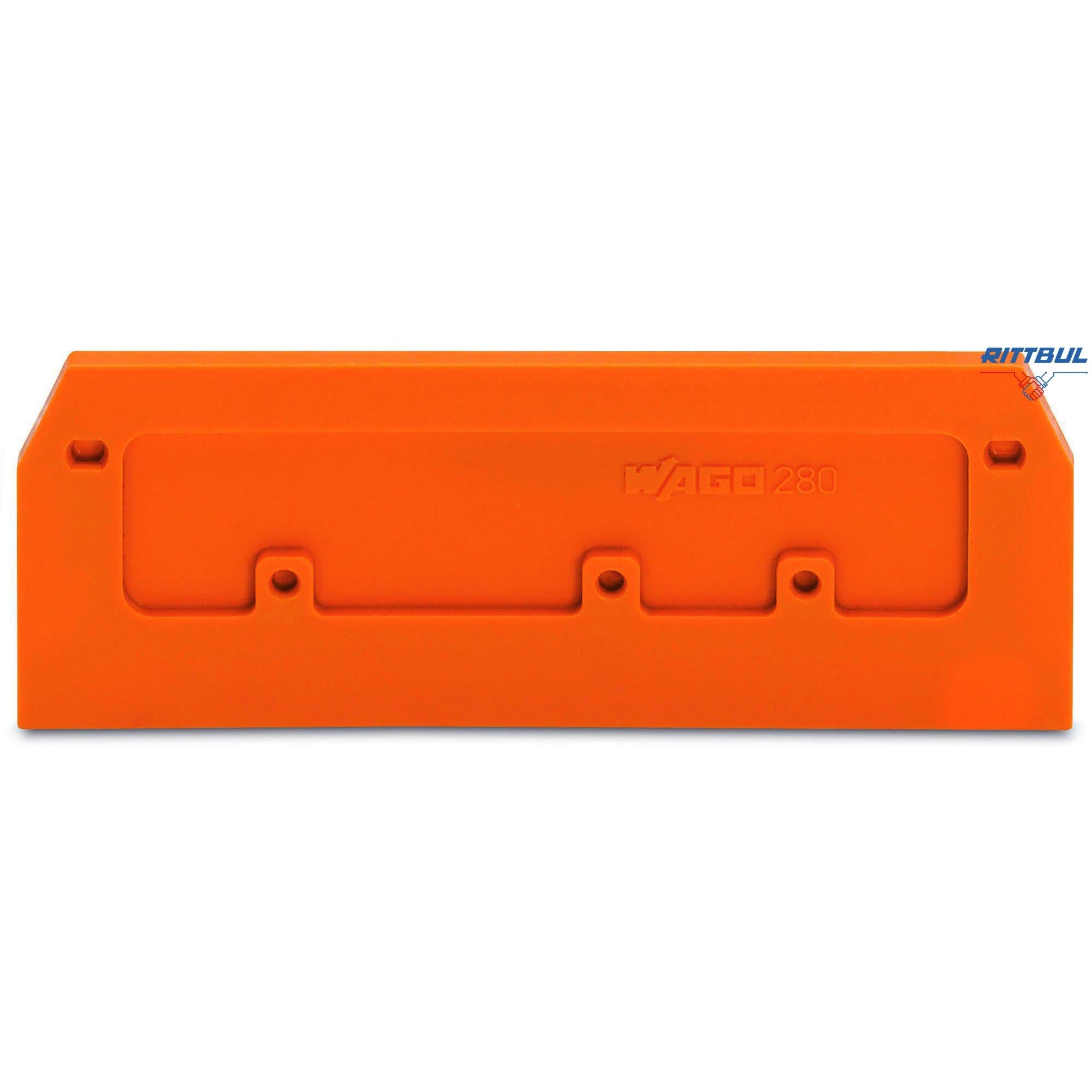WAGO 280-371 End and intermediate plate; 2.5 mm thick - Rittbul