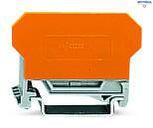 WAGO 280-619 Terminal block for pluggable modules; orange separator plate; with 2-conductor terminal blocks; 17 mm wide - Rittbul