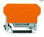 WAGO 280-619 Terminal block for pluggable modules; orange separator plate; with 2-conductor terminal blocks; 17 mm wide - Rittbul
