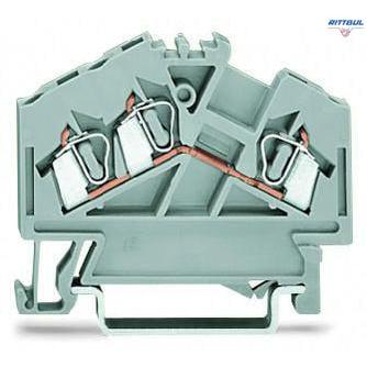 WAGO 280-641 3-проводна проходна клема; 2,5 mm2 - Rittbul