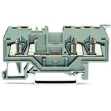 WAGO 280-681 3-conductor through terminal block; 2.5 mm2; center marking; for DIN-rail 35 x 15 and 35 x 7.5 - Rittbul