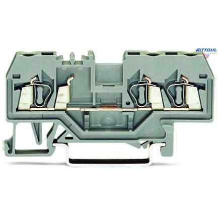 WAGO 280-681 3-conductor through terminal block; 2.5 mm2; center marking; for DIN-rail 35 x 15 and 35 x 7.5 - Rittbul