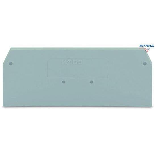 WAGO 281-324 End and intermediate plate; 2.5 mm thick - Rittbul