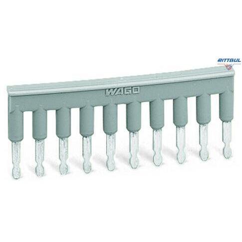 WAGO 281-490 Comb-style jumper bar; insulated; 10-way; IN = IN terminal block - Rittbul