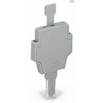 WAGO 281-511 Fuse plug with pull-tab; for miniature metric fuses 5 x 20 mm and 5 x 25 mm; 6 mm wide - Rittbul