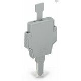 WAGO 281-511 Fuse plug with pull-tab; for miniature metric fuses 5 x 20 mm and 5 x 25 mm; 6 mm wide - Rittbul